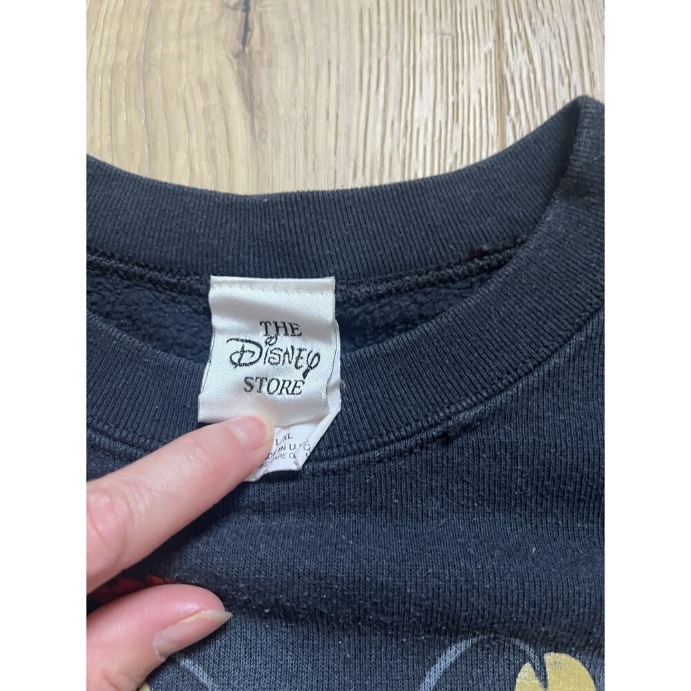 Disney Winnie The Boo Pooh Bear Crewneck Sweater Halloween Vintage L/XL USA MADE - Picture 3 of 6